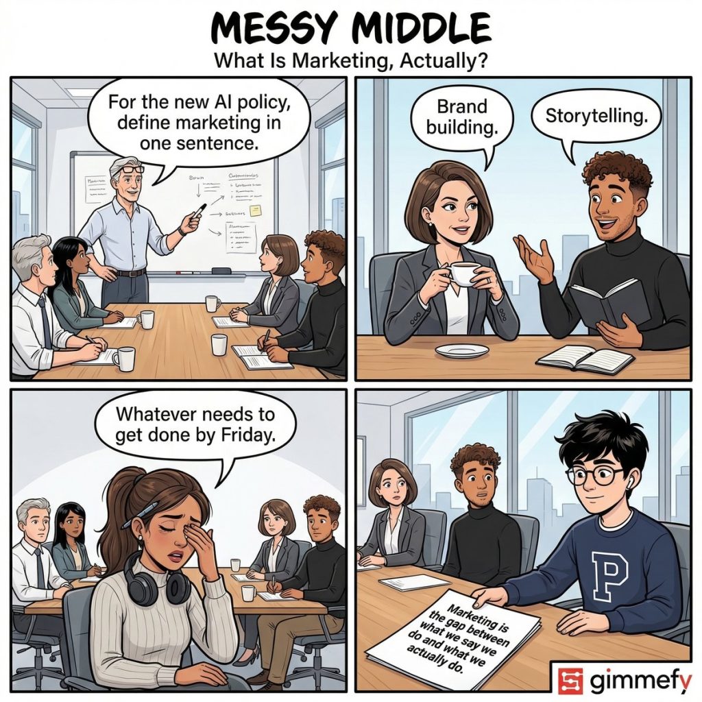 Messy Middle #014: What Is Marketing, Actually?