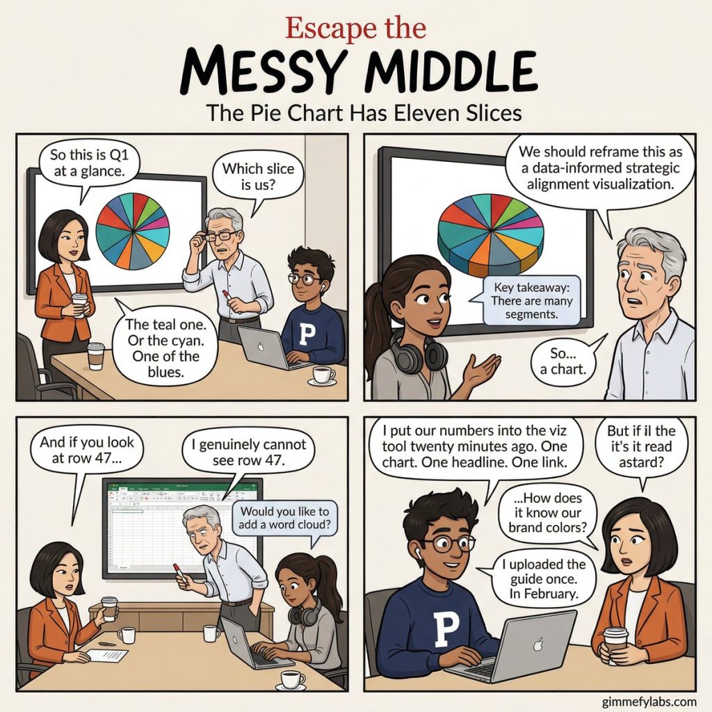 Messy Middle #022: The Pie Chart Has Eleven Slices
