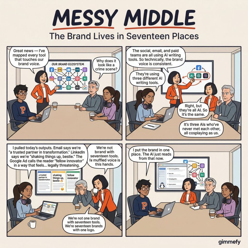 Messy Middle Comic: The Broke Consumer Pivot