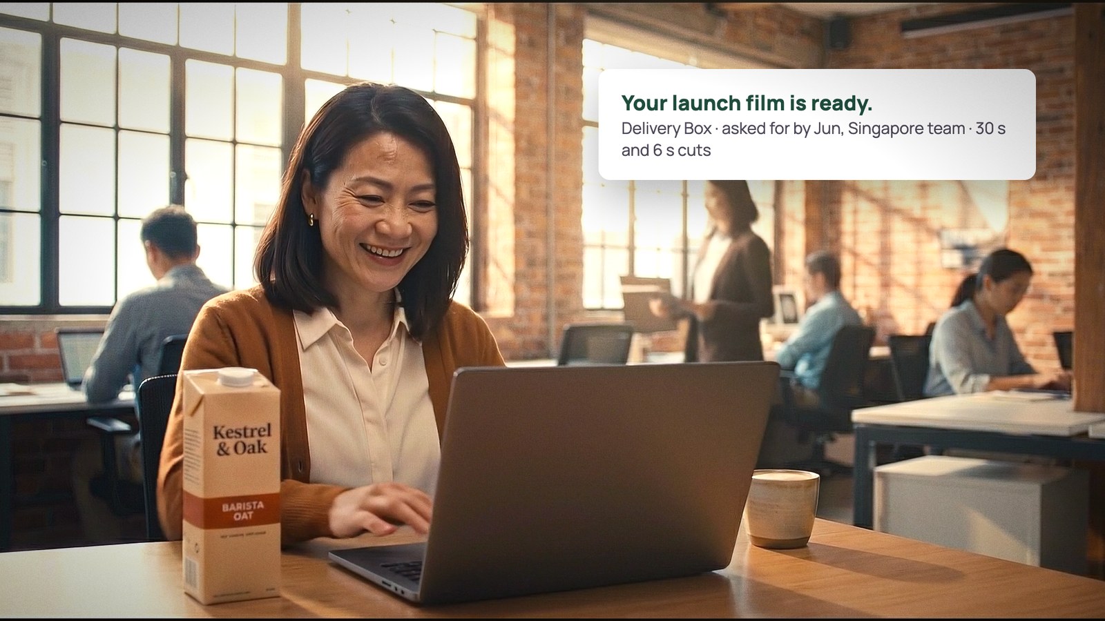 The Delivery Box: your launch film is ready